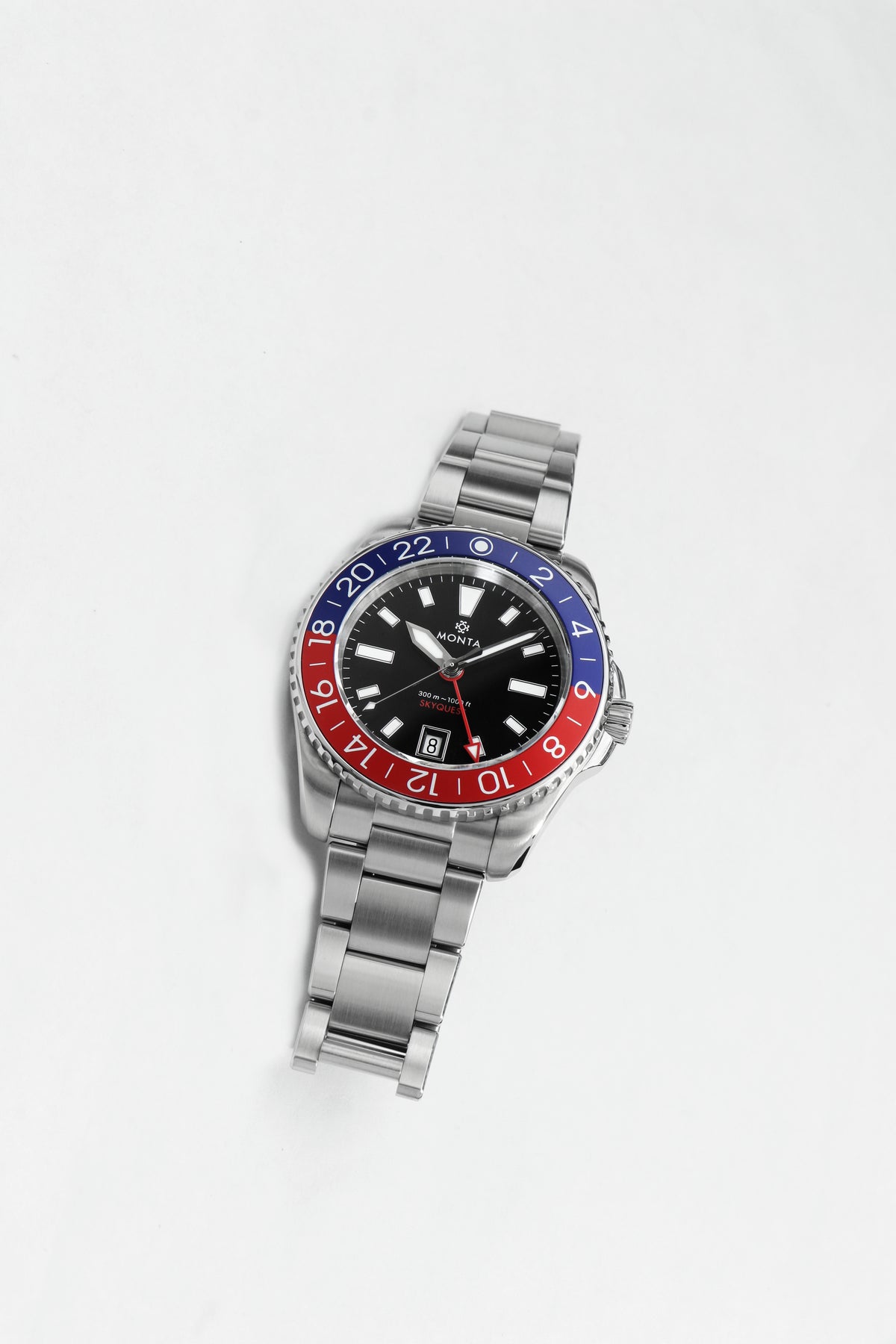 MONTA Skyquest Blue and Red Swiss Watch
