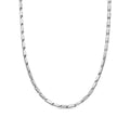 David Yurman Sterling Silver Faceted Link Necklace
