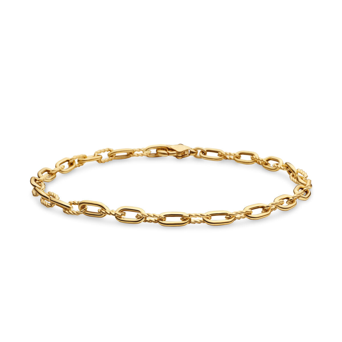 David Yurman Yellow Gold Madison Chain Bracelet