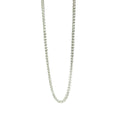 Estate Simon G White Gold Square Wheat Chain