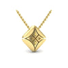 Diamond Vlora Star with Channel Set Diamond Cluster Pendant Necklace