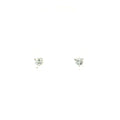 White Gold Quarter Carat Diamond Stud Earrings