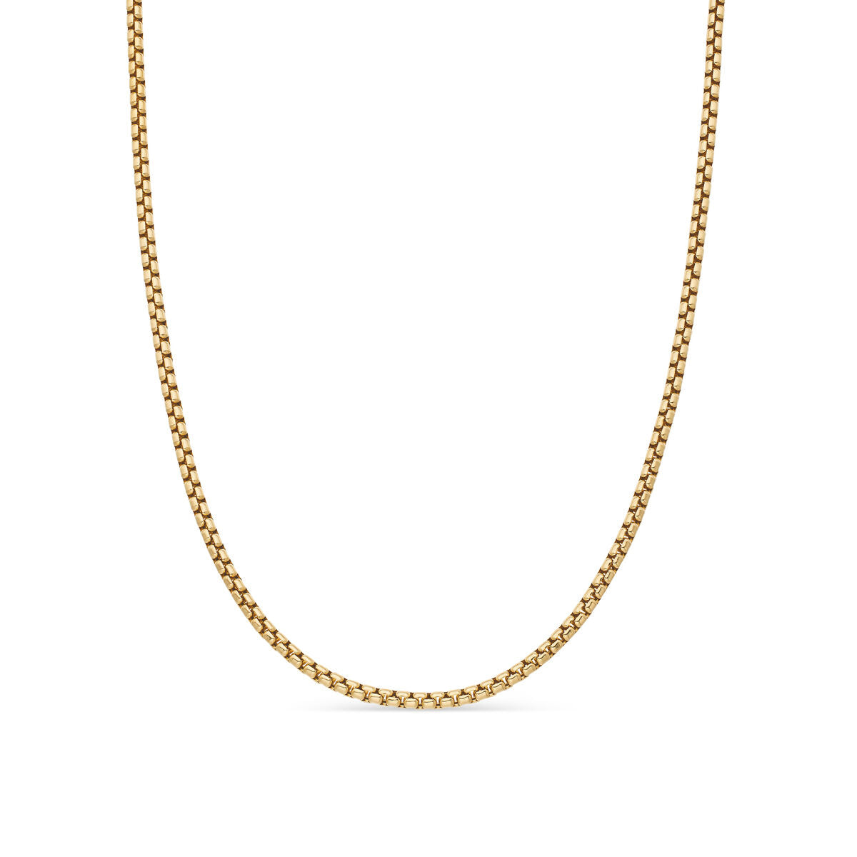 David Yurman Yellow Gold Box Chain