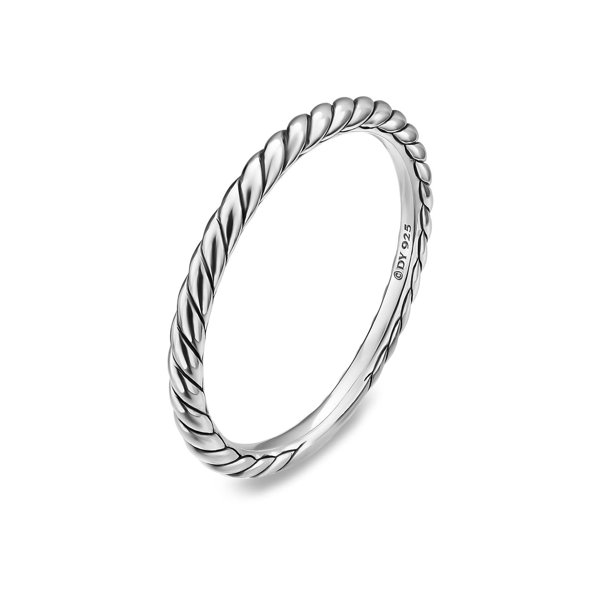 David Yurman Sterling Silver 1.7 mm Cable Band Ring
