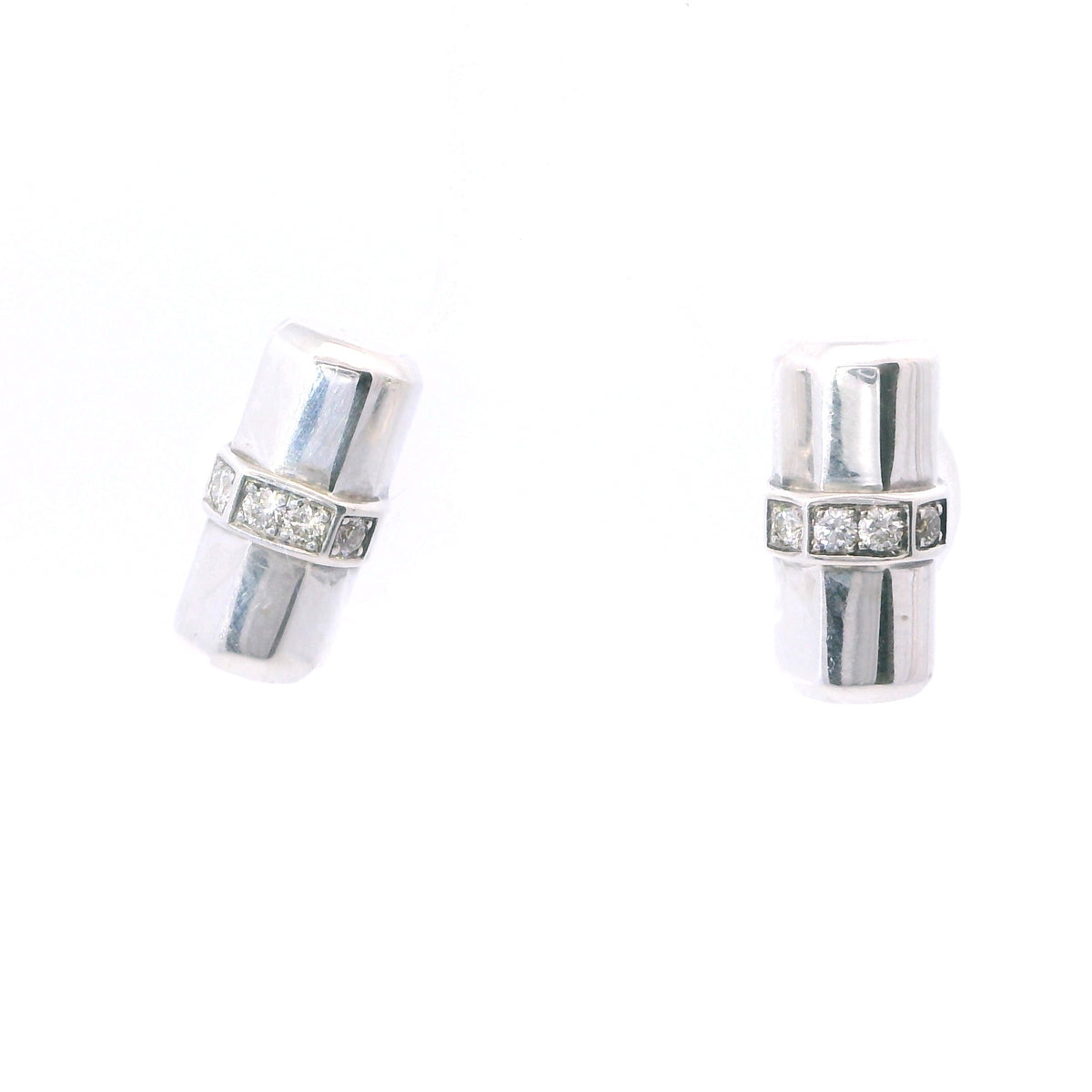 Estate David Yurman Sterling Silver Lexington Stud Earrings