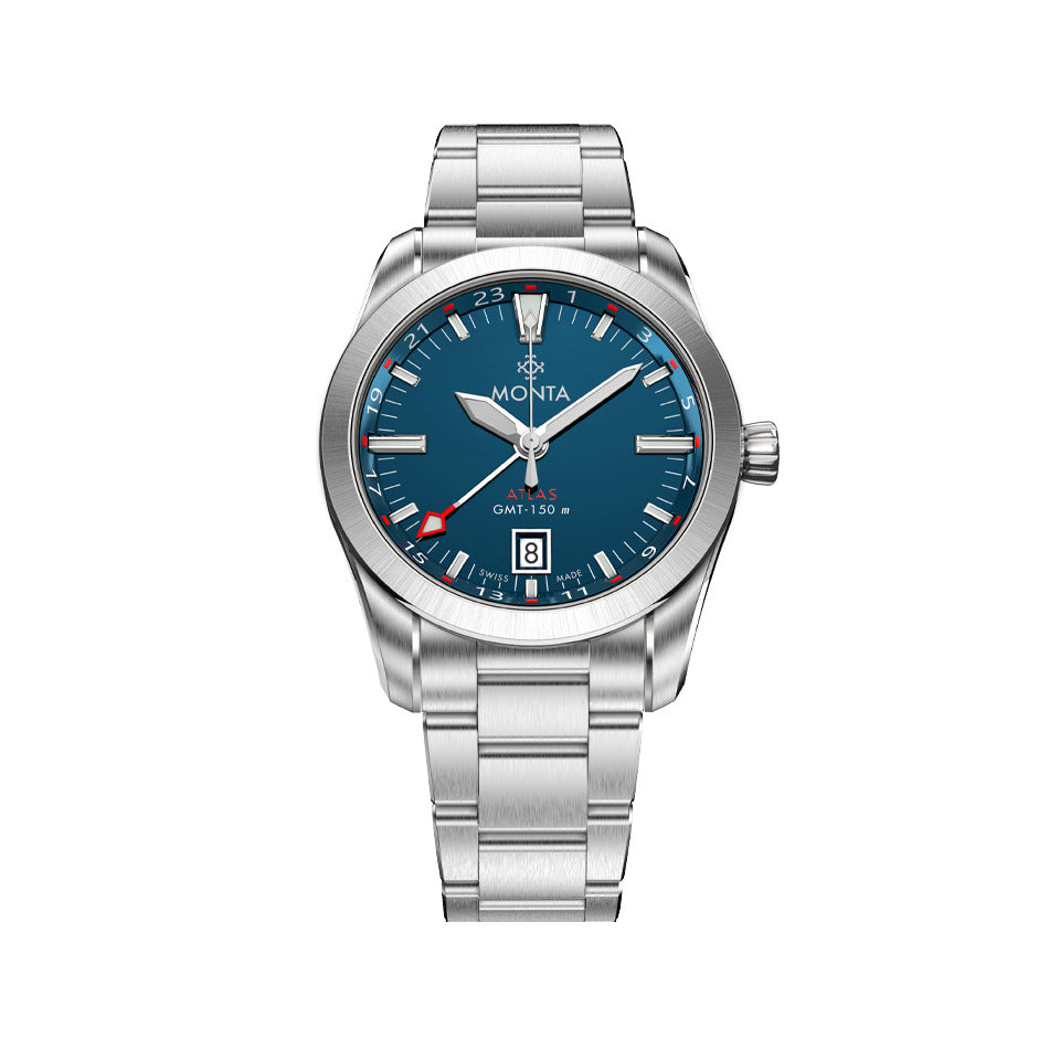 MONTA Atlas Blue Dial Swiss Watch