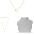 Yellow Gold Diamond Clover Pendant Necklace