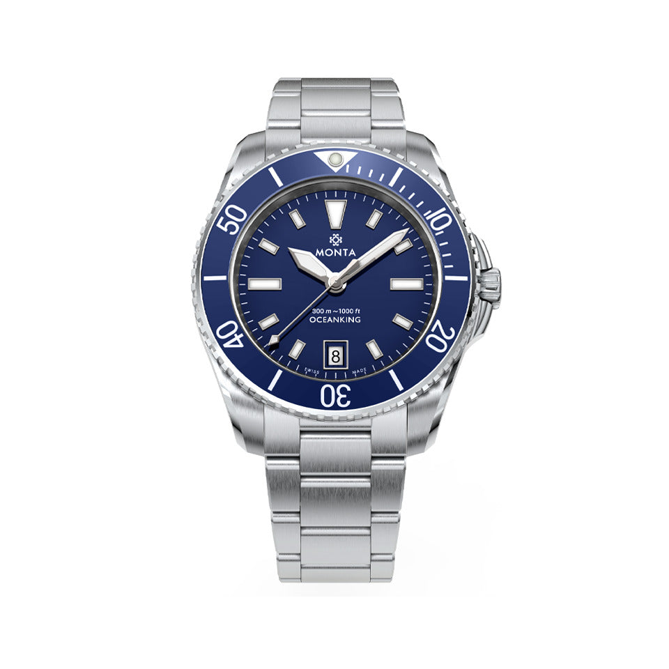 MONTA Oceanking Swiss Automatic Blue Dial Watch
