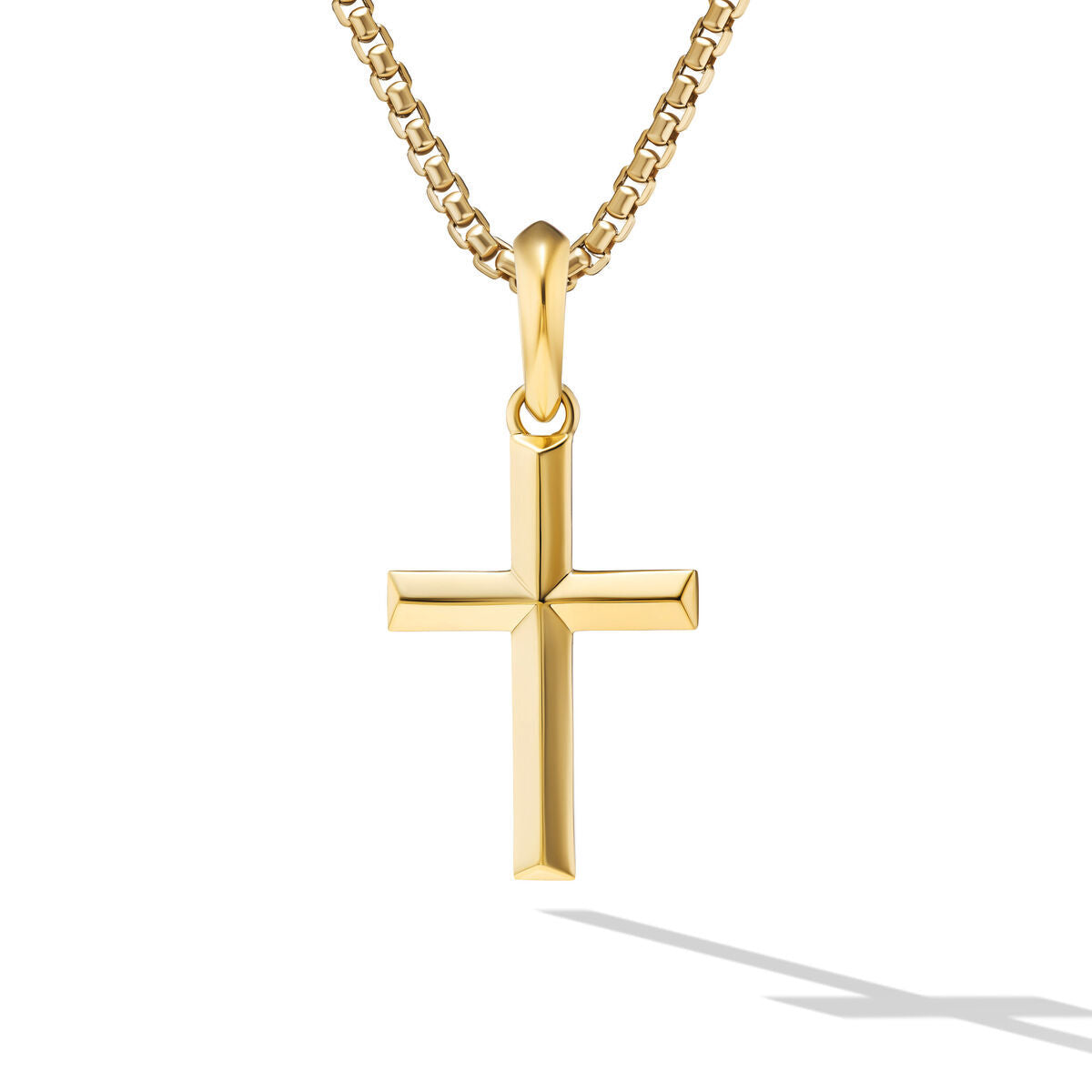 David Yurman Yellow Gold Cross Enhancer