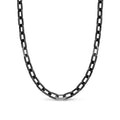 David Yurman Silver and Black Titanium Madison Chain Necklace
