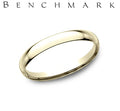 Benchmark Yellow Gold Light Comfort Fit Dome Wedding Band
