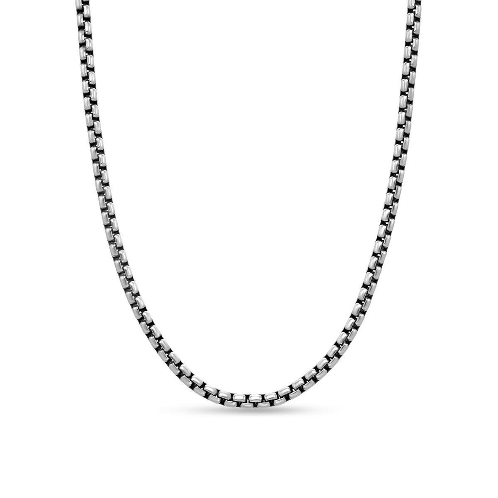 David Yurman Sterling Silver and Yellow Gold Box Chain