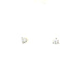 White Gold Petite Diamond Stud Earrings
