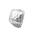 Estate John Hardy Sterling Silver Hammered Signet Ring