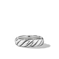David Yurman Sterling Silver Sculpted Cable Band Ring