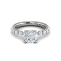 Vlora White Gold Bubble Diamond Engagement Ring Mounting