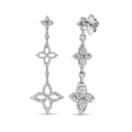Roberto Coin White Gold Princess Diamond Dangle Earrings