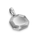 David Yurman Sterling Silver Faceted Amulet Enhancer