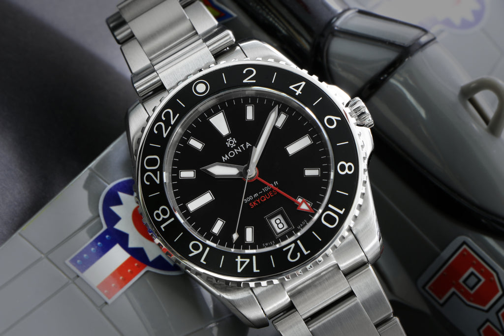 MONTA Skyquest Black Swiss Watch