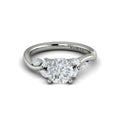 Vlora White Gold Diamond Vine Engagement Ring Mounting