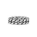 David Yurman Sterling Silver Curb Chain Ring