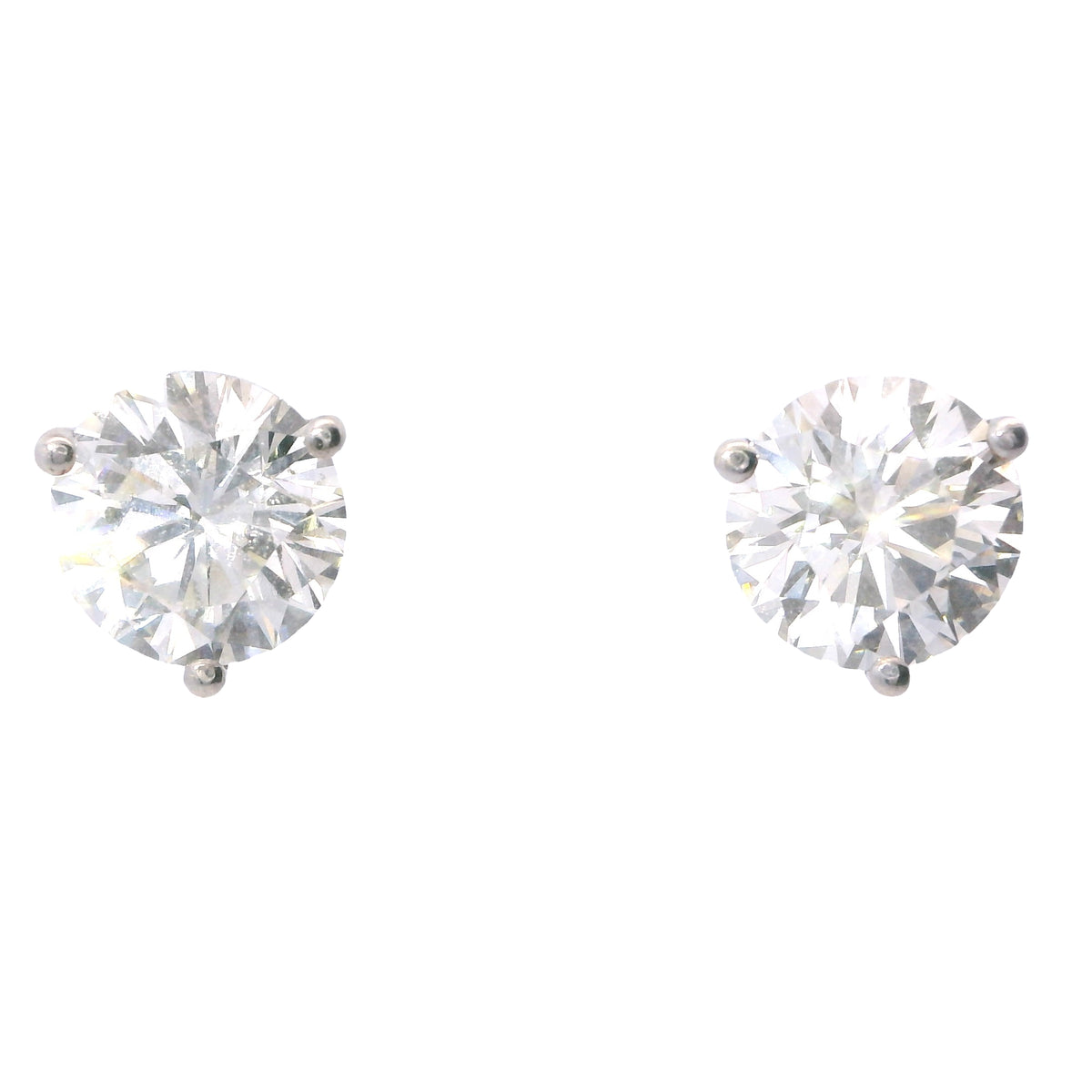 Three Carat Diamond Stud Earring