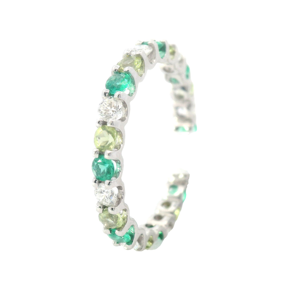 Colored Stone Fashion Ring Women'