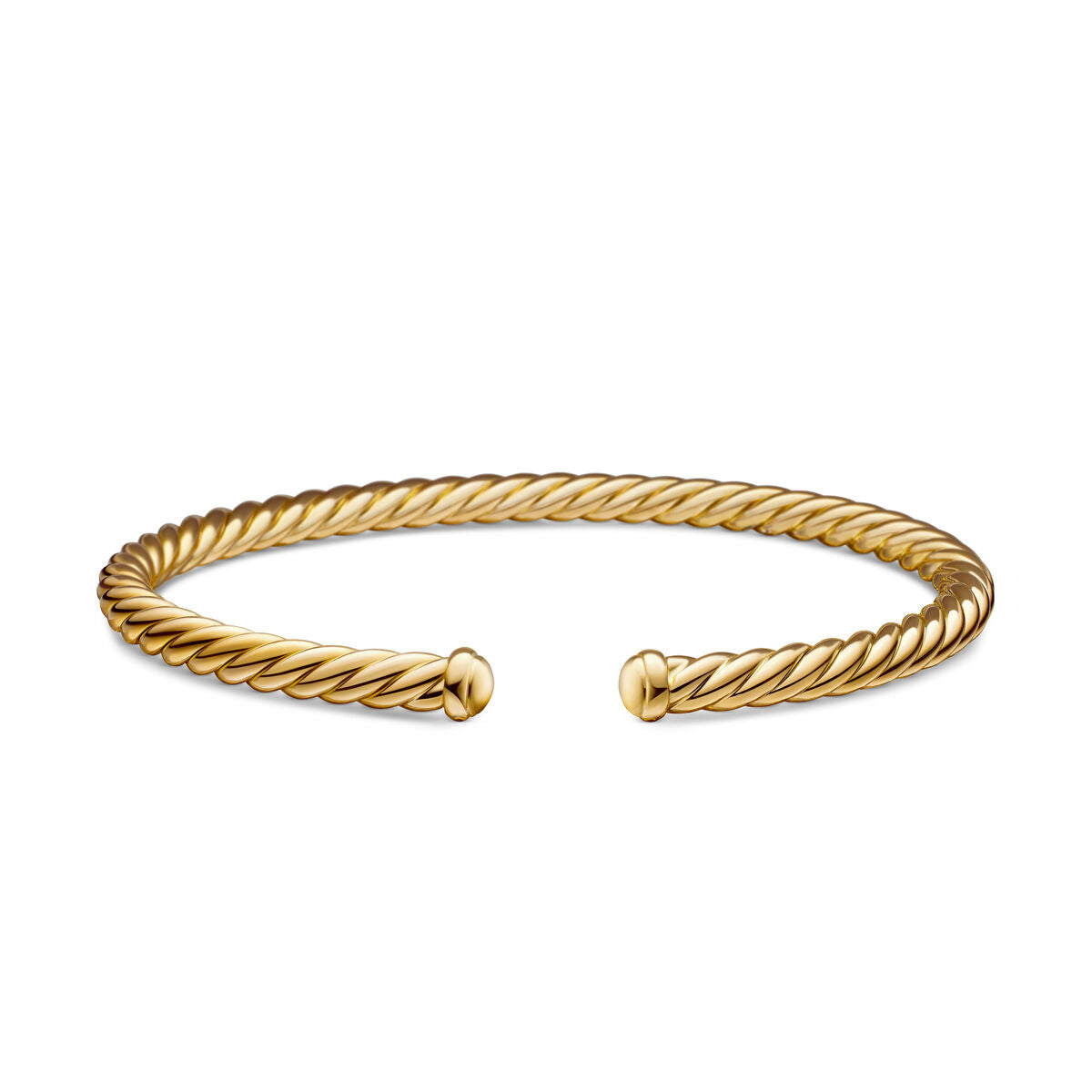 David Yurman Yellow Gold Cablespira Bracelet