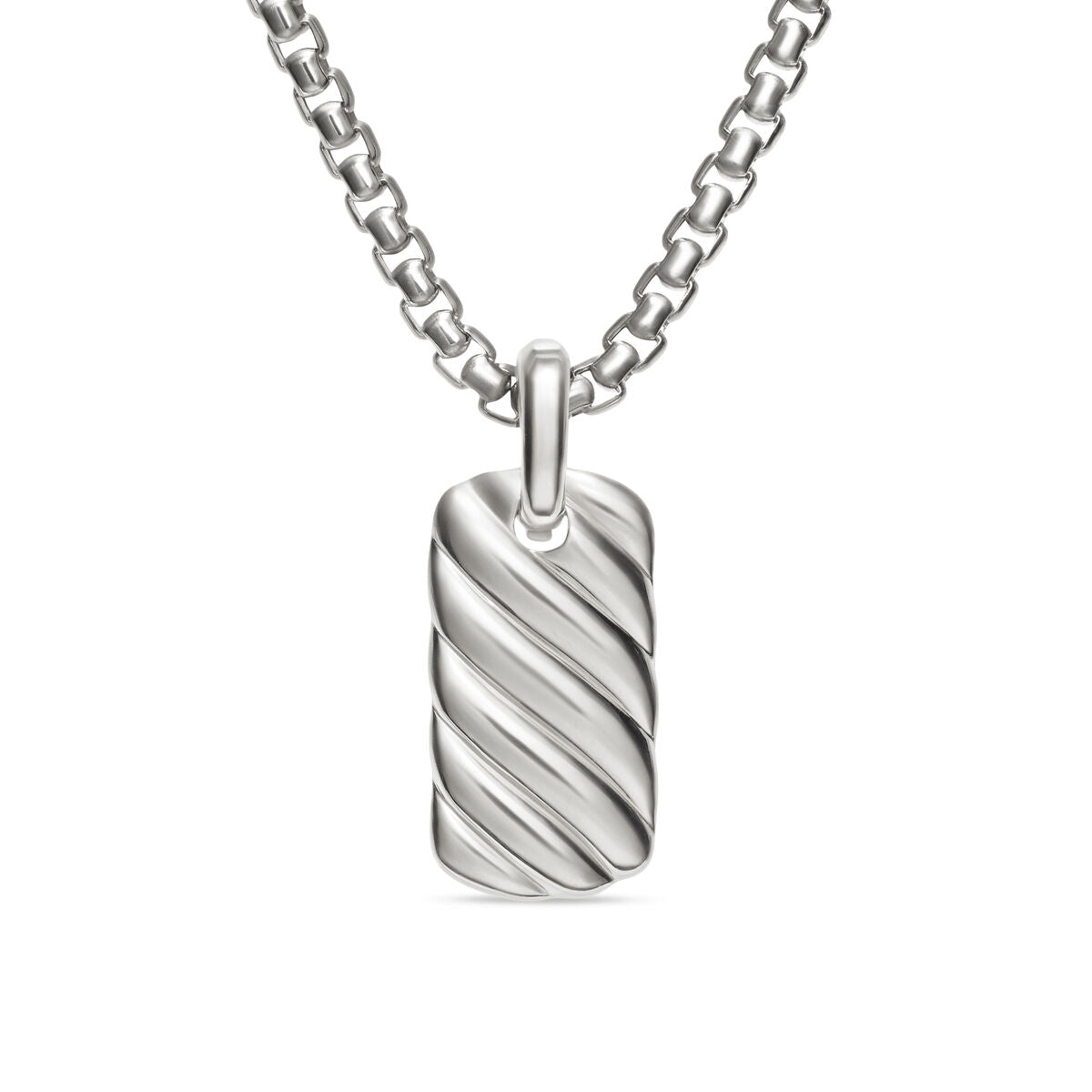 David Yurman Sterling Silver Petite Tag Enhancer