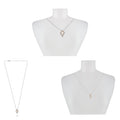 White Gold Diamond Geometric Necklace