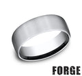 Forge Cobalt Euro Comfort Fit Satin Finish Wedding Band