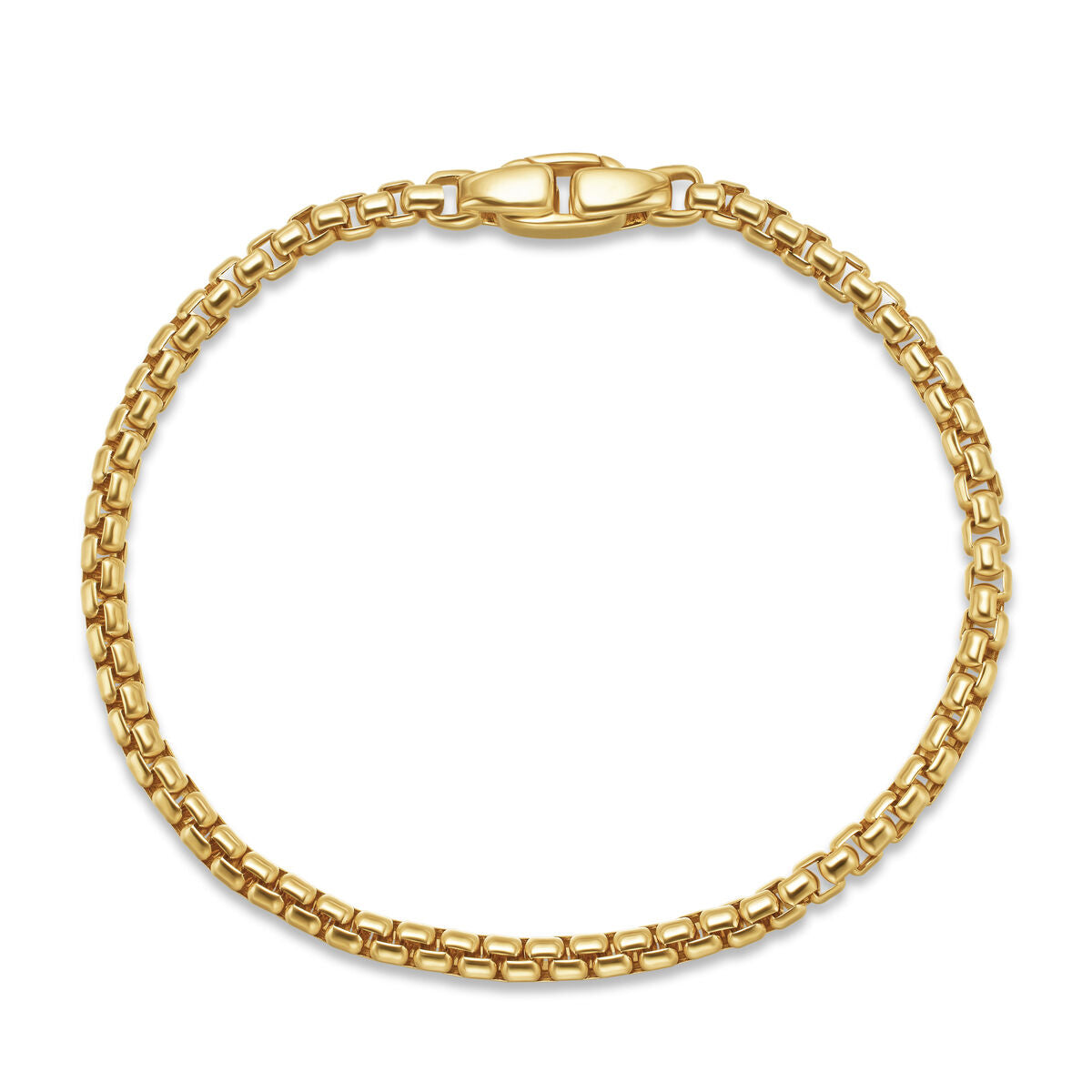 David Yurman Yellow Gold Box Chain Bracelet