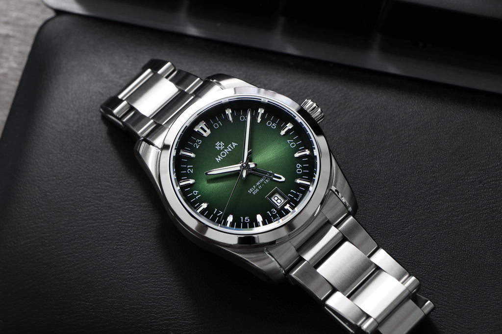 MONTA Noble Voyager Green Swiss Watch