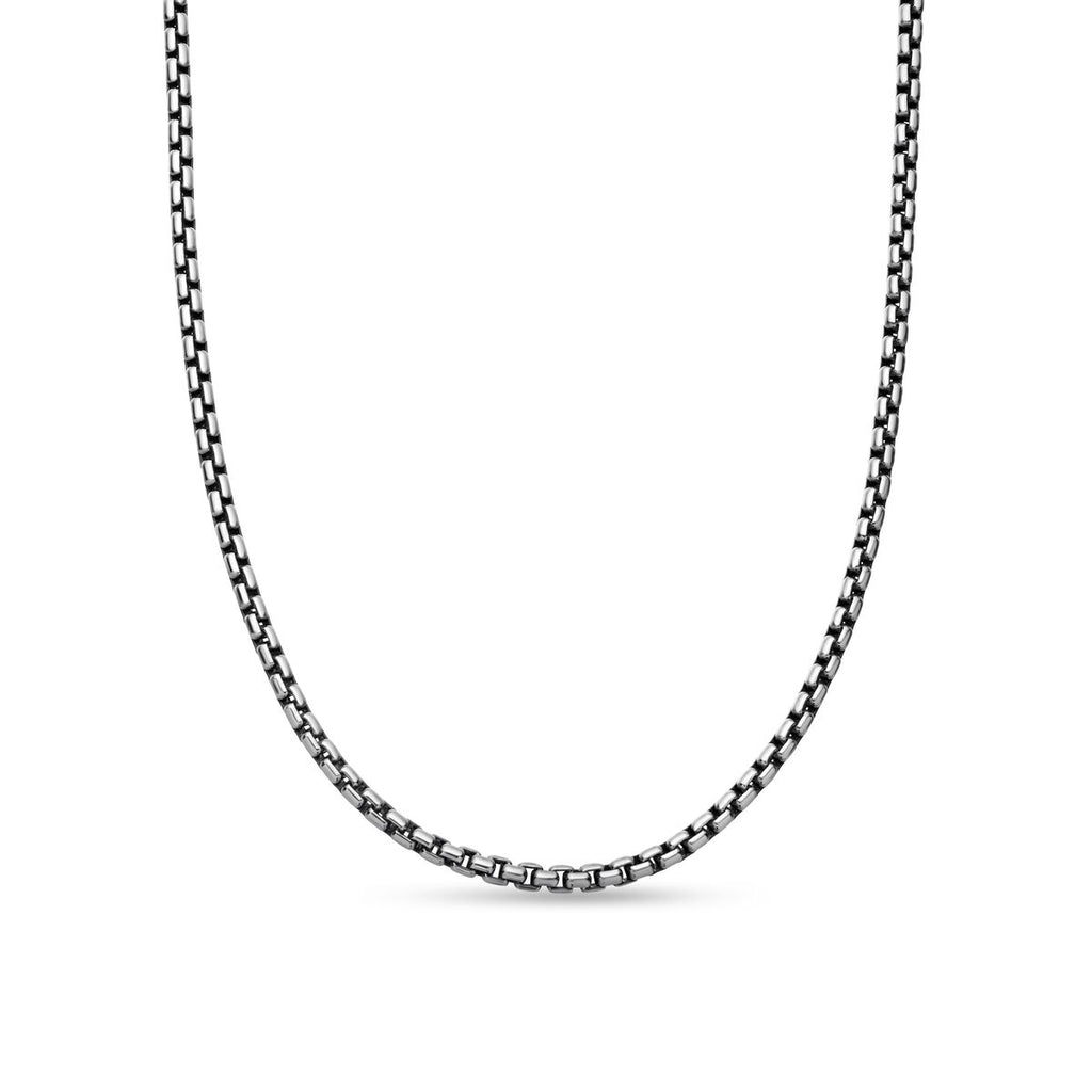David Yurman Sterling Silver and Yellow Gold Box Chain