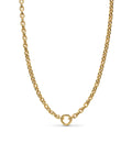 David Yurman Yellow Gold 4.5 mm Mercer Petite Chain Necklace