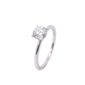 Forevermark Platinum Delicate Icon Solitaire Diamond Engagement Ring