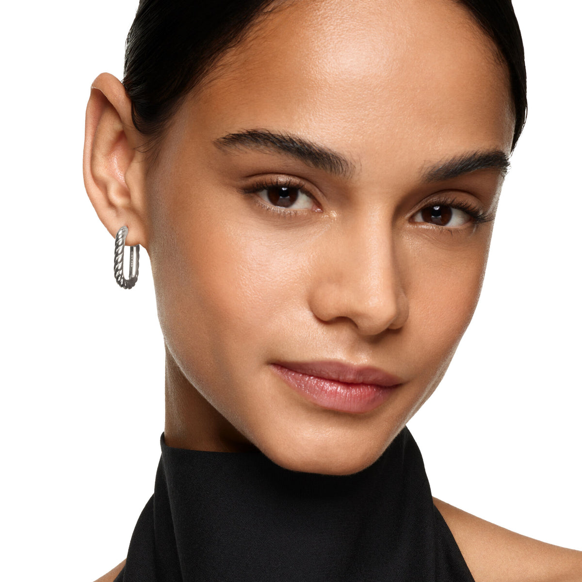 David Yurman Madison Sterling Silver Cable Hoop Earrings