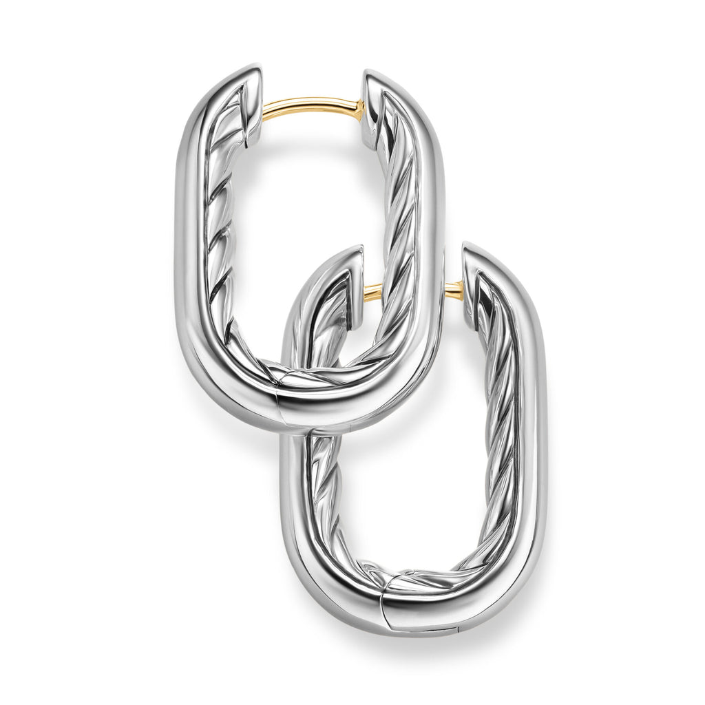 David Yurman Sterling Silver Madison Smooth Hoop Earrings