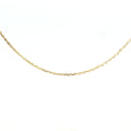 Estate Yellow Gold Diamond Cut Cable Chain 24 Inches