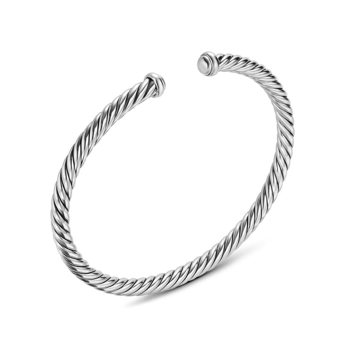 David Yurman Sterling Silver Cable Flex Bracelet