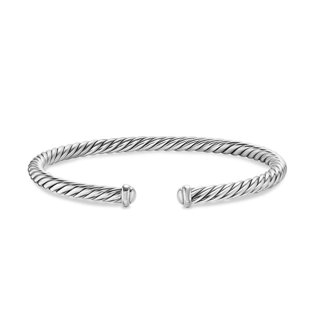 David Yurman Sterling Silver Cable Flex Bracelet