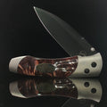 William Henry Titanium and Stainless Steel A Series Pocket Knife