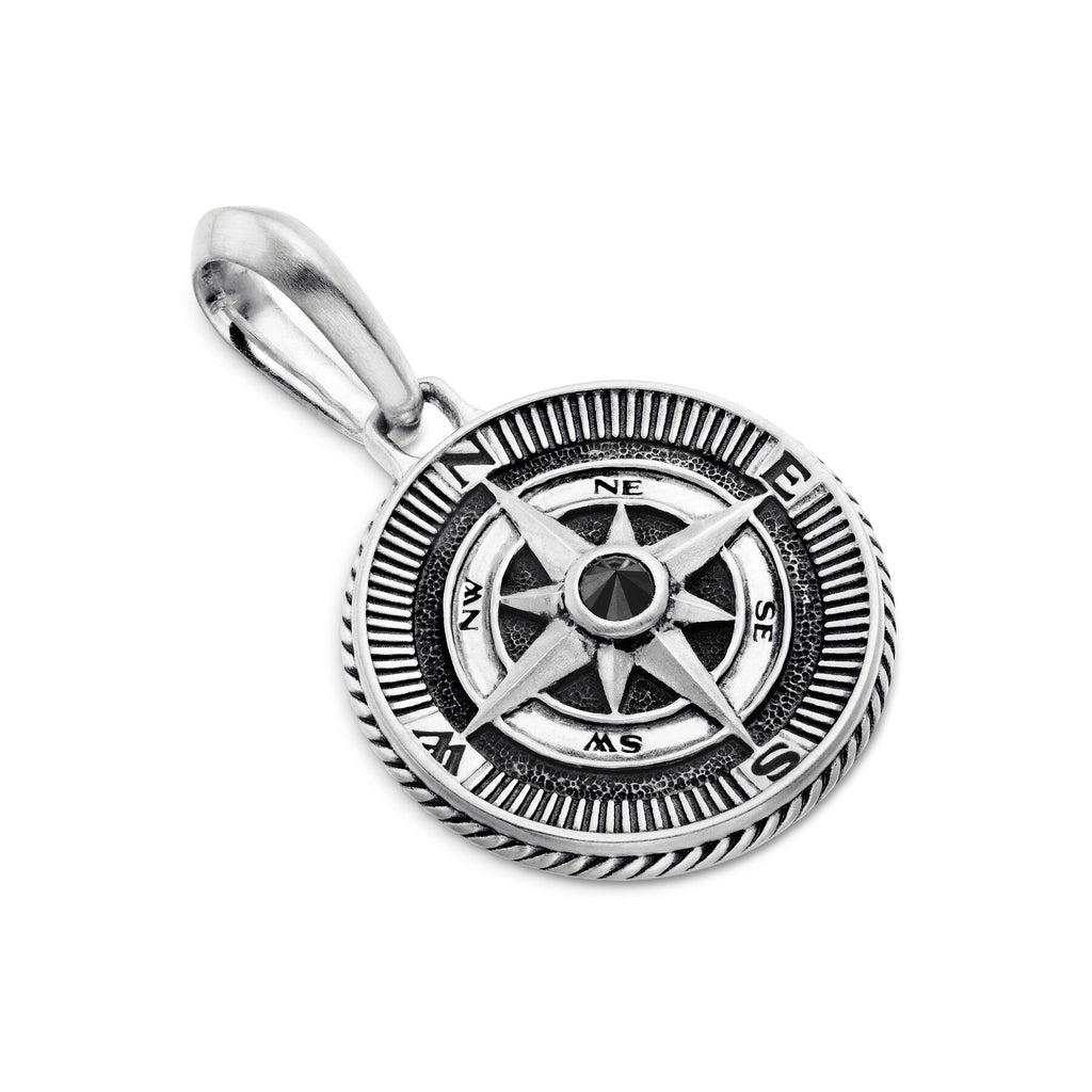 David Yurman Silver Maritime Compass Enhancer