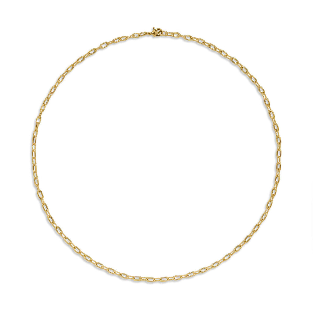 David Yurman Yellow Gold Madison Chain Necklace