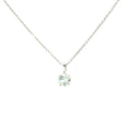 Estate White Gold Diamond Pendant Necklace