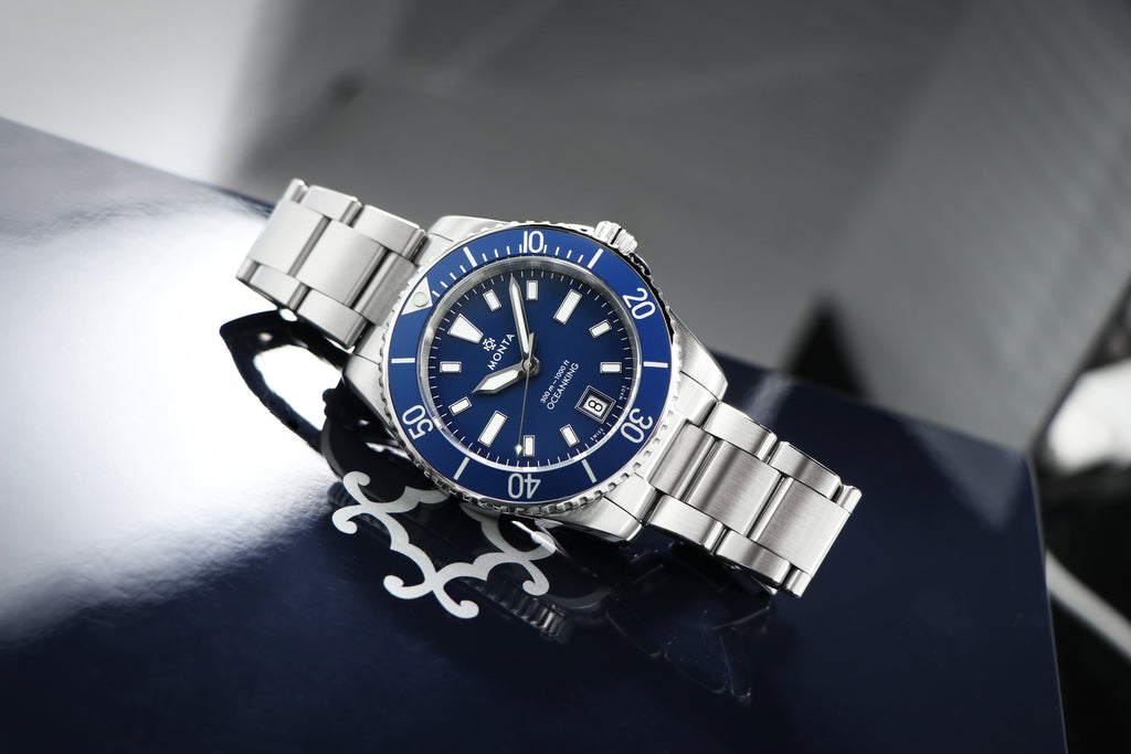 MONTA Oceanking Swiss Automatic Blue Dial Watch
