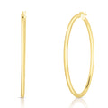 Roberto Coin Yellow Gold Designer Gold The Perfect Hoop Large Earrings