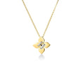 Roberto Coin Yellow Gold Diamond Venetian Princess Filo Necklace