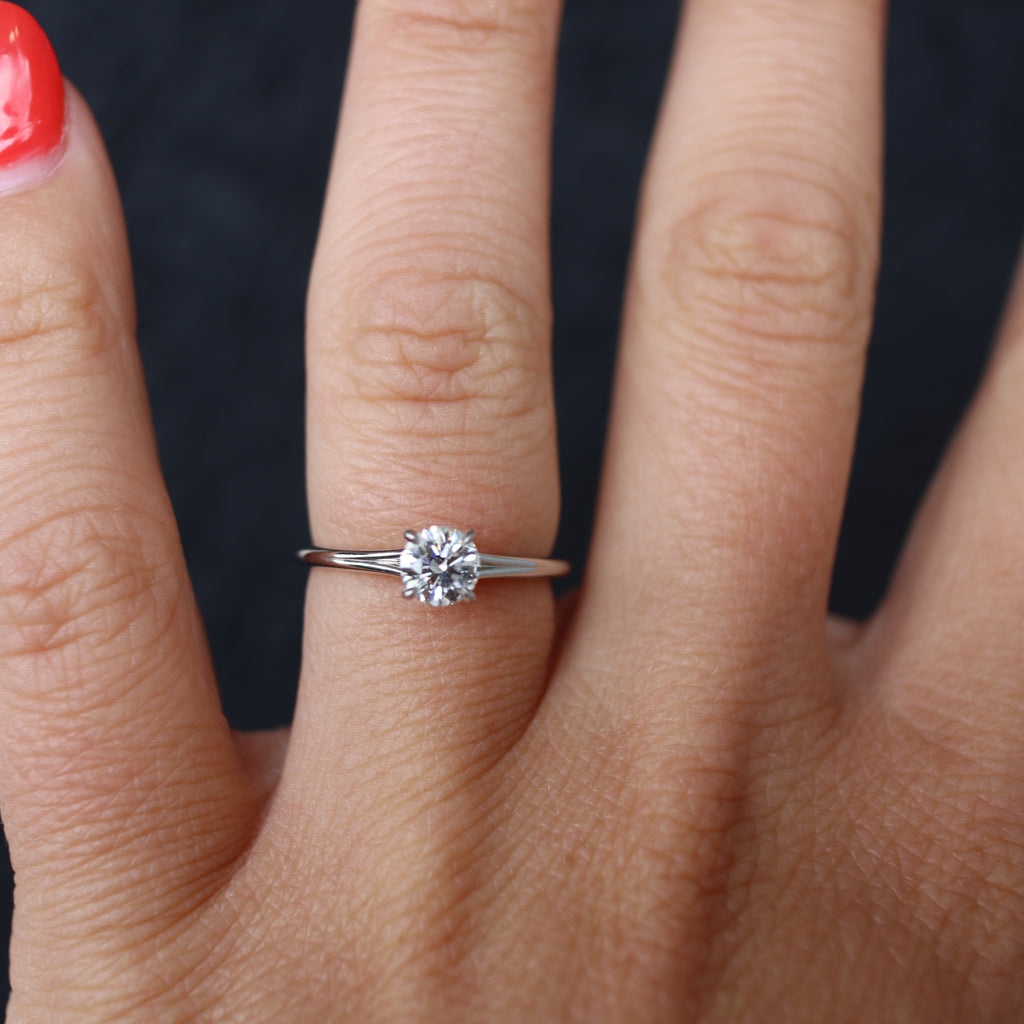 Forevermark Platinum Icon Solitaire Diamond Engagement Ring