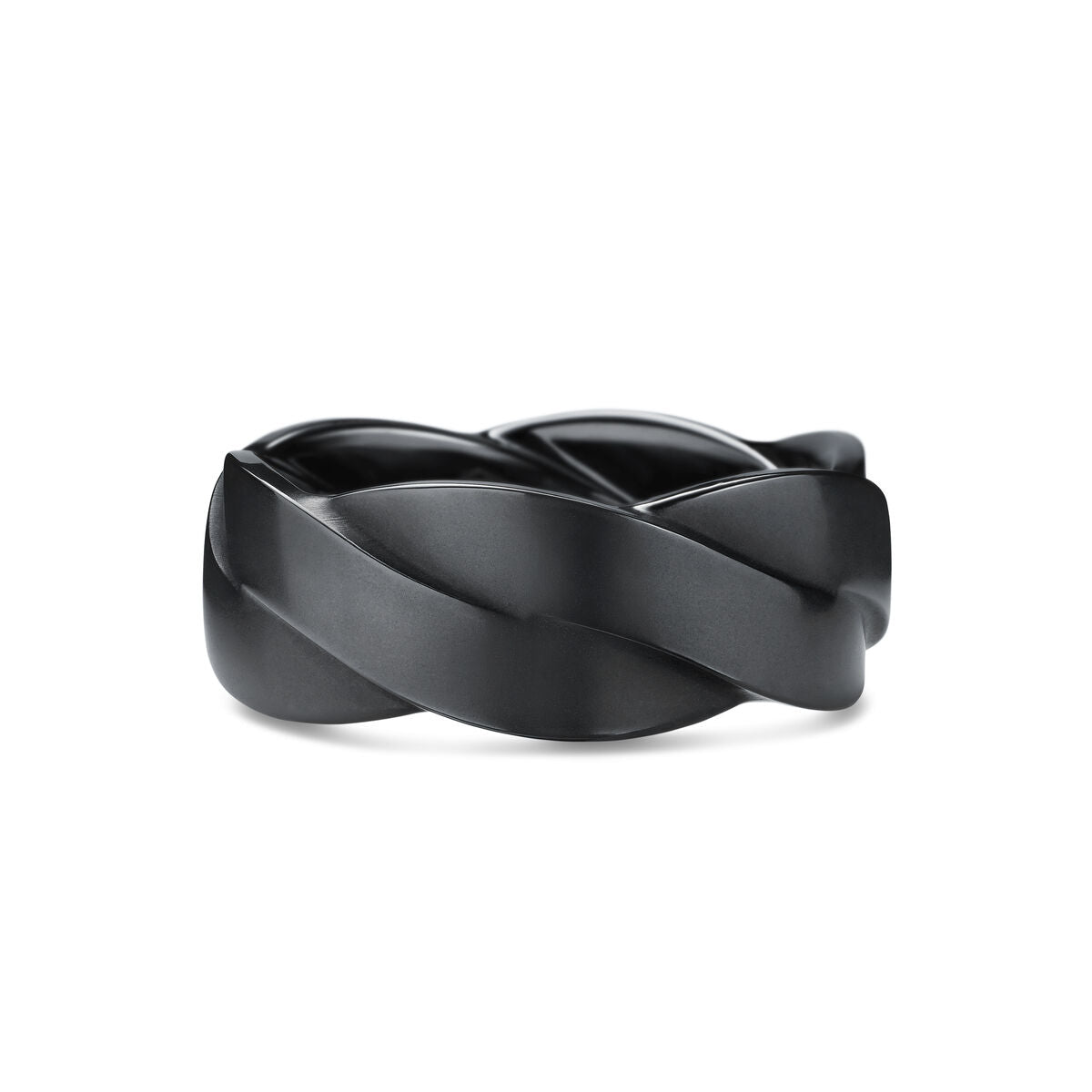 David Yurman Black Titanium Helios Titan Band Ring